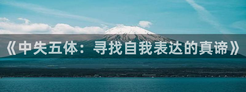 《中失五体：寻找自我表达的真谛》